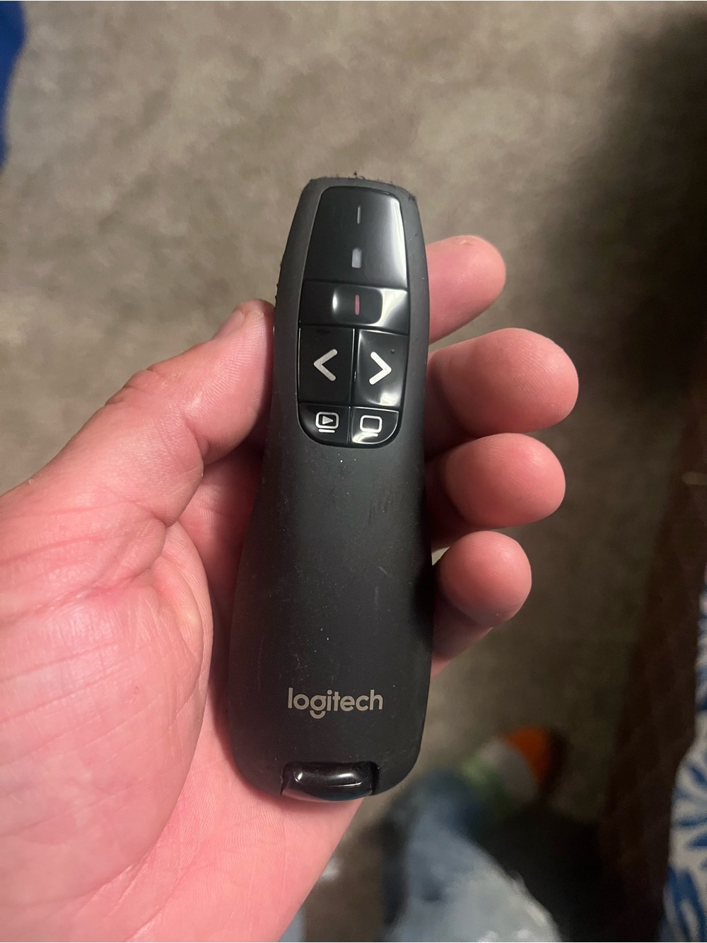 Logitech Black Wireless Presentation Clicker